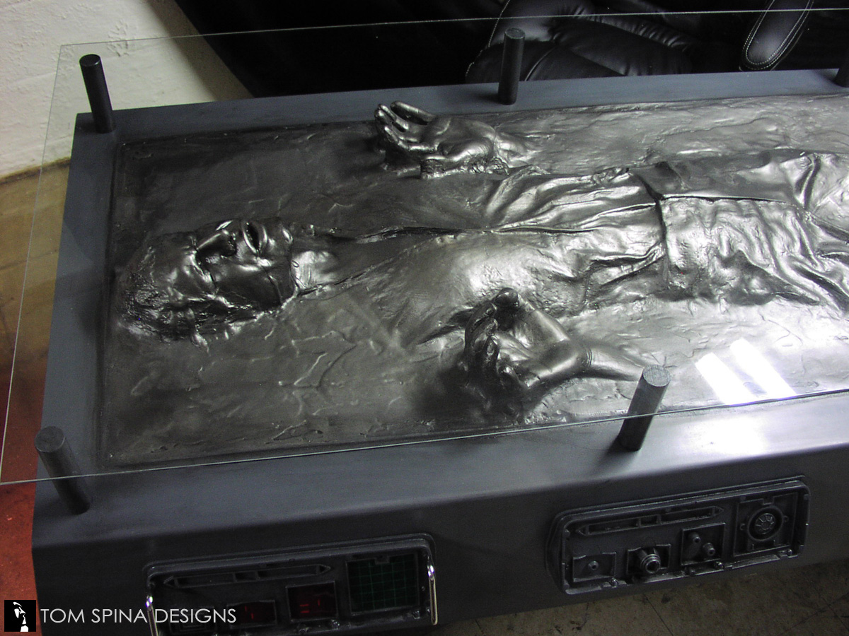 Star Wars Han Solo Carbonite Desk Custom Furniture Tom Spina