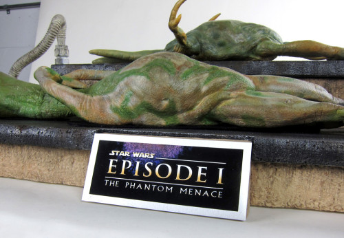 Star Wars Gorg movie props display
