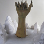 vintage latex The Thing From Another World prop hand