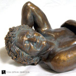 Faux Bronze Statue of Jeffery Ross for DIY Man Caves