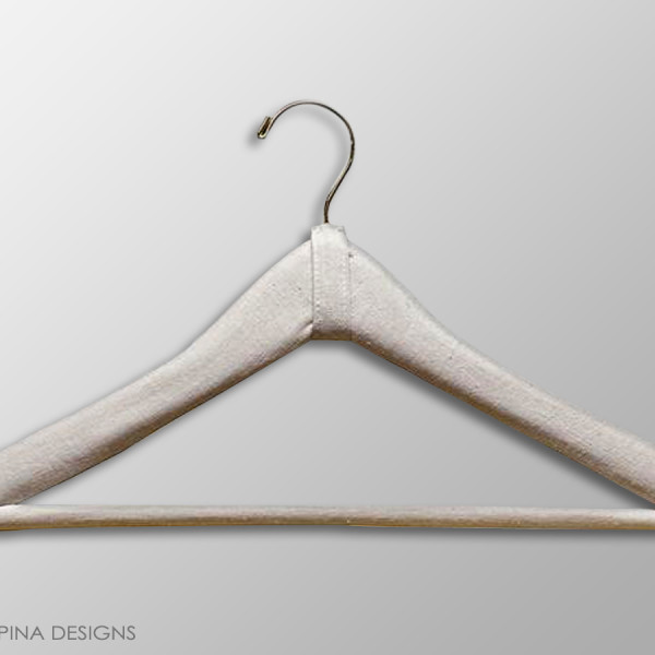 padded suit hanger for costume and dress storage