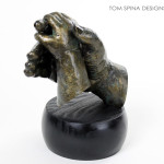 custom bronze hand sculpture