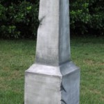 custom tombstone prop foam sculpture carved obelisk grave marker tombstone