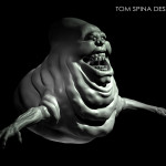 Ghostbusters 3D cgi Slimer Costume Sculpture