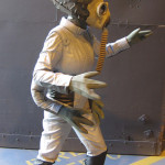 Nabrun Leids aka the Plutonian mask and gas mask