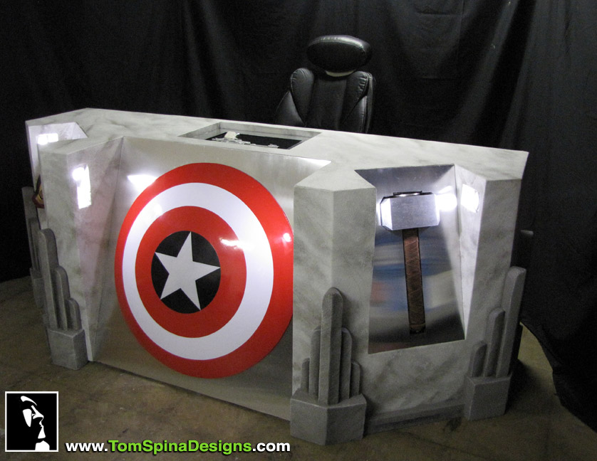 The Avengers Desk Movie Themed Furniture Tom Spina
