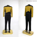 custom mannequin for screen used Star Trek data costume