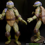 Teenage Mutant Ninja Turtles costume restoration and custom mannequin