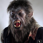 Wolfman movie props costume custom statue werewolf