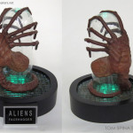 Aliens 1986 Facehugger movie prop restoration and display