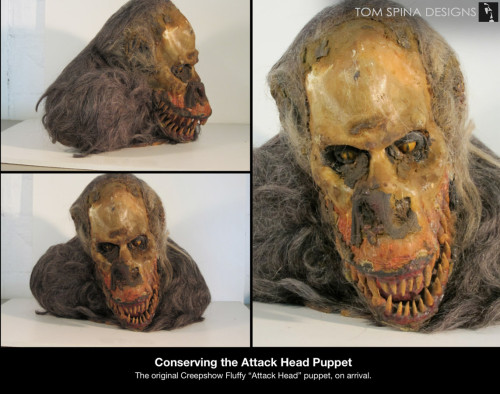 screen used movie Creepshow Fluffy puppet conservation