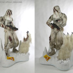 custom statue of a Snowtrooper costume