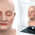 Mrs. Doubtfire Bust custom acrylic display case