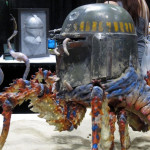 boba fett helmet crab creature sculpture