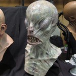 monster bust latex sculpture mask