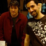 Tom Spina and Russ Lukich at Monsterpalooza trade show