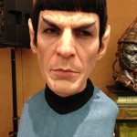 hyper realistic likenes tribute bust Spock Leonard Nemoy