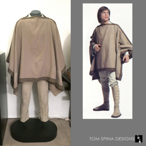 custom mannequin for Luke Skywalker costume with poncho