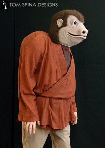 Snaggletooth Star Wars costume mannequin