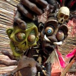 Kreature kid shrunken head voodoo statue