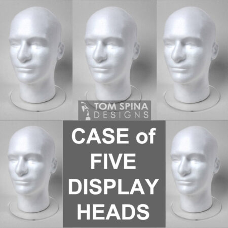 Display Heads with Acrylic Bases