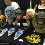 latex masks at monsterpalooza trade show
