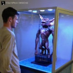 Gremlins 2 puppet movie prop restoration acrylic case