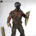 custom movie costume mannequin for Chris Evans' as Captain America