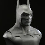 life cast bust of Batman 1989