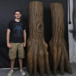 Carved Foam Swamp Tree Props