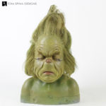 child grinch bust from his original costume mask