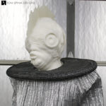 Star Trek alien sculpture as resin bust