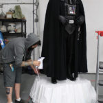 Replica Darth Vader costume mannequin
