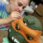 custom restoration Michelangelo mask