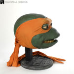Michelangelo mask from TMNT the Next Mutation.
