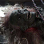 Screen used prop zombie puppet from Return of the Living Dead