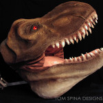 life sized Tyrannosaurus Rex head prop