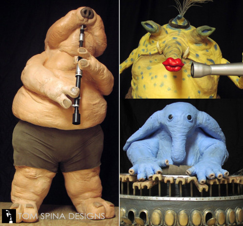 Max Rebo Band lifesized foam carved statues