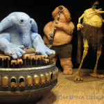 Max Rebo Band foam carved statues