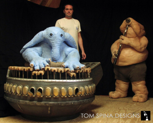 Max Rebo Band lifesized foam carved statues