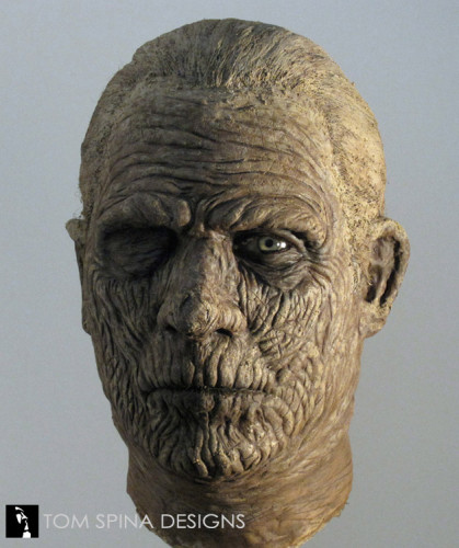 custom mummy mask sculpture