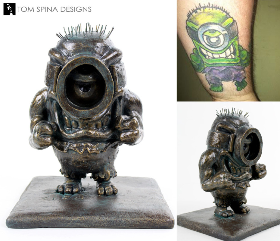 Despicable Me Minion Hulk statue custom gift