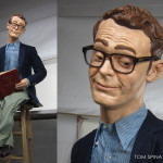 life size caricature statue for marketing