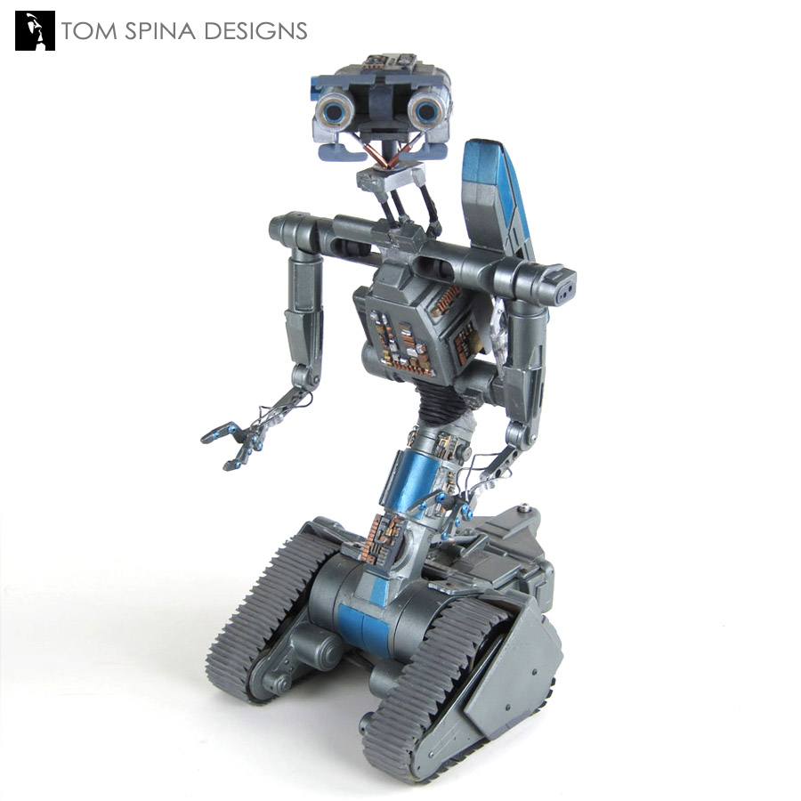 Johnny 5 Short Circuit 2 Miniature Movie Prop Restoration » Tom Spina  Designs