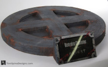 Priest vampire movie faux metal display base