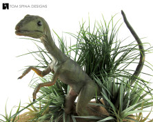 Lost World compy aka Compsognathus puppet display