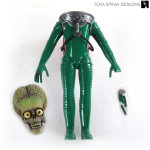 Tim Burton mars attacks alien movie prop stop motion