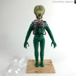 mars attacks alien Tim Burton movie prop stop motion