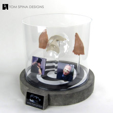 Batman Returns Penguin makeup with custom acrylic display cover