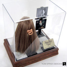 Addams Family Values Movie Prop puppet with custom acrylic display case